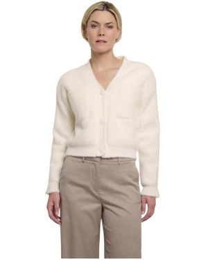 Rino & Pelle V-Hals Cardigan - Naturel