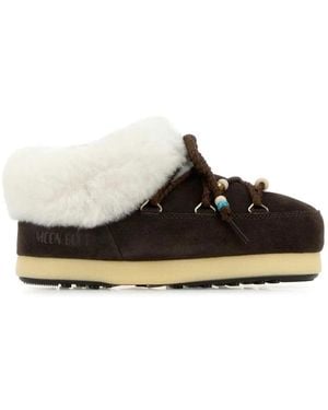 Moon Boot Slippers - Black