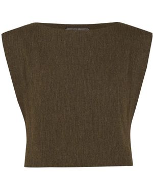 Cortana Sleeveless Tops - Verde