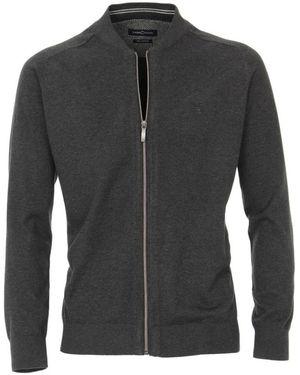 CASA MODA Gebreide Hoodies Antraciet - Grijs