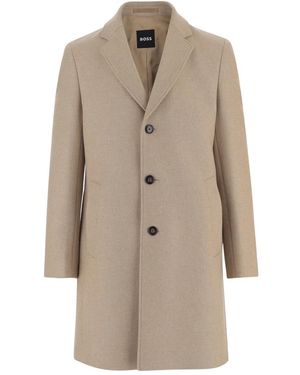 BOSS Single-Breasted Coats - Neutre