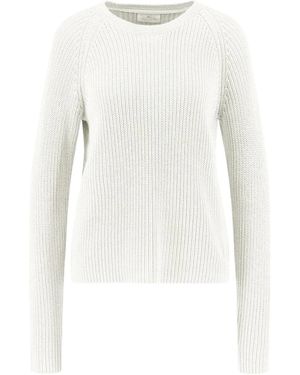 Fynch-Hatton Trui Met Ronde Hals - Wit