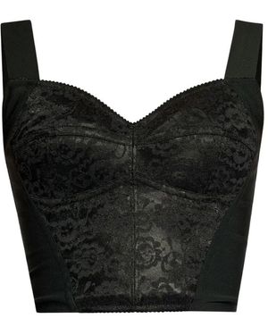 Dolce & Gabbana Sleeveless Tops - Black