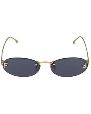 Fendi First Crystal Sonnenbrille - Blau