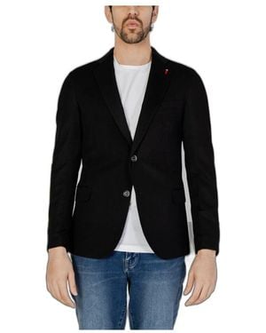 MULISH Stylischer schwarzer button-up blazer