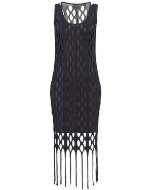 Pinko Mini Gebreide Jurk - Zwart