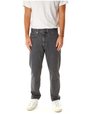 Edwin Tapered Fit Jeans Met 5-Pocket-Stijl - Grijs