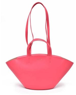 Patrizia Pepe Tassen ,Roze ,Leer Handtas