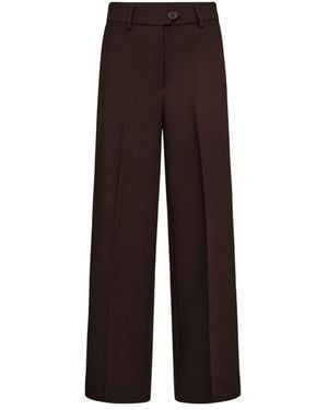 co'couture Wide Trousers - Brown