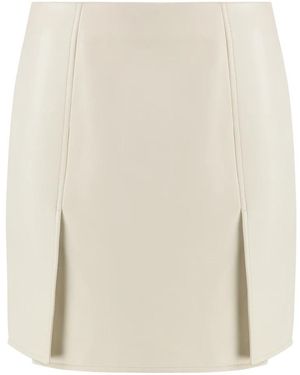 Tod's Leather Skirts - Blanco