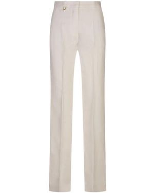 Jacquemus Witte Viscose Broek