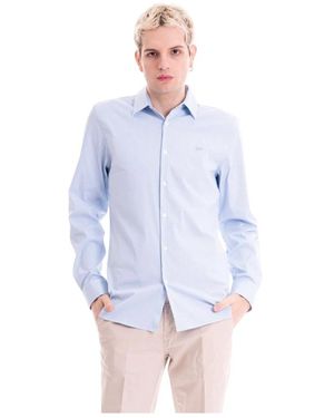 Lacoste M Camicia Manica Lunga - Blauw