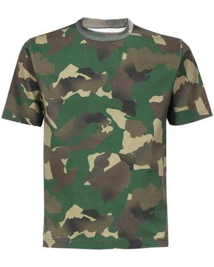 Heron Preston Bedruikt Katoenen T-Shirt - Groen