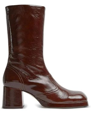 Miista Schoenen ,Bruin ,Leer Cass Boot