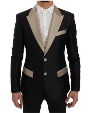 Dolce & Gabbana Twotone Blazer - Zwart