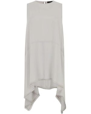 Fabiana Filippi Sleeveless Tops - Grey