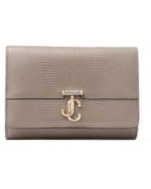 Jimmy Choo Elegante avenue clutch - Grau