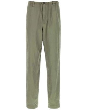 Dries Van Noten Straight Trousers - Green