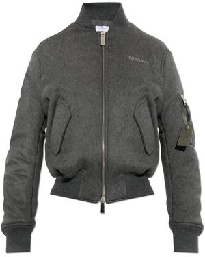 Off-White c/o Virgil Abloh Kaschmirjacke - Grau