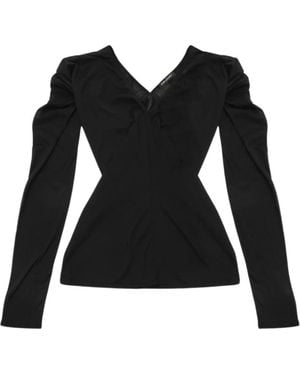 Our Legacy Stocking Jersey Top - Schwarz
