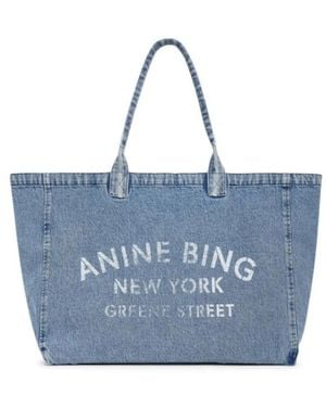 Anine Bing Tote Bags - Blue