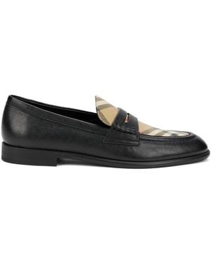 Burberry Tartan Moccasin - Zwart