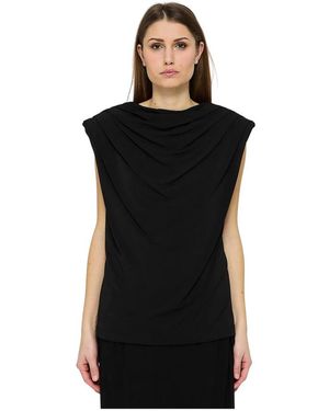 FEDERICA TOSI Sleeveless Tops - Black