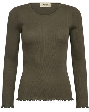 Mos Mosh Long Sleeve Tops - Verde