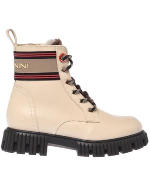 Baldinini Lace-Up Boots - Neutro