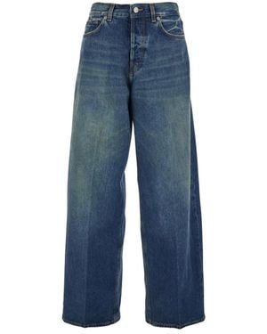 Haikure Wide Jeans - Blu