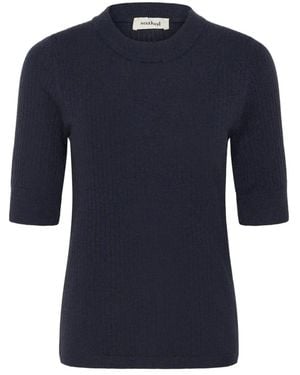 Soaked In Luxury Round-Neck Knitwear - Azul