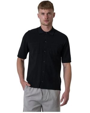 DRYKORN Baumwoll Polo Shirt - Schwarz