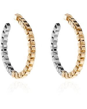 AllSaints Runde Ohrringe - Mettallic