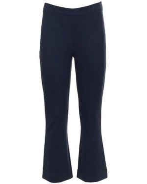 Twinset Cropped Trousers - Blu