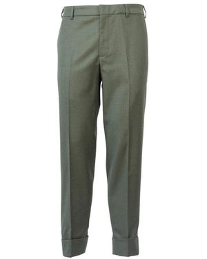 Cruna Slim-Fit Trousers - Green