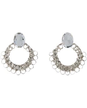 Givenchy Broken Chandelier Clip Oorbellen - Metallic