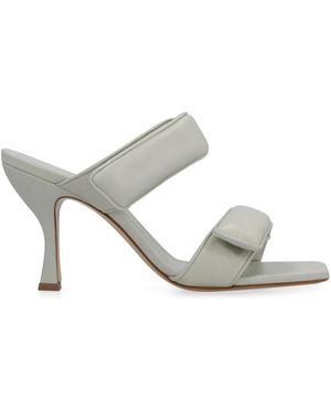 Gia Borghini Heeled Mules - Grey