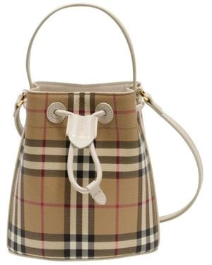 Burberry Bucket Bags - Marrone