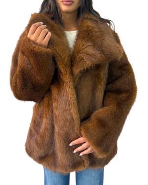 RICHMOND Furcoat Pery - Bruin