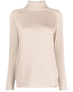 Kiton Elegante Langarmshirt - Natur