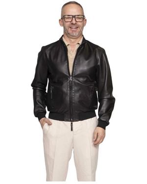 The Jack Leathers Leather Jackets - Black