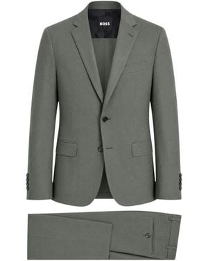HUGO Single Breasted Suits - Grijs