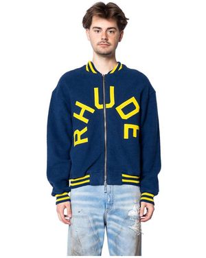 Rhude Bomber Jackets - Blu