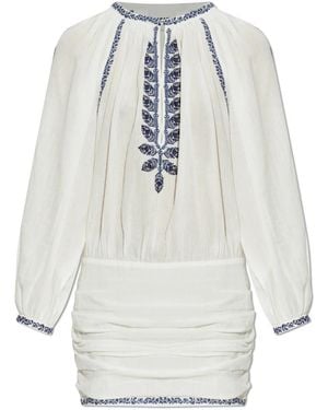 Isabel Marant Kleedjes ,Wit ,Katoen Ludy Dress