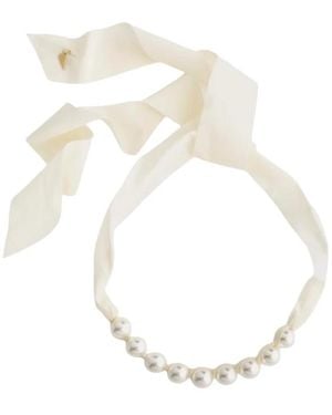 forte_forte Headbands - Blanco