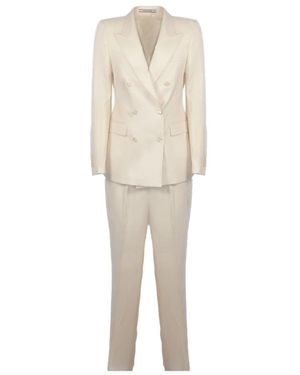 Tagliatore Kostuums ,Linnen Tailored Linnen Pak - Naturel