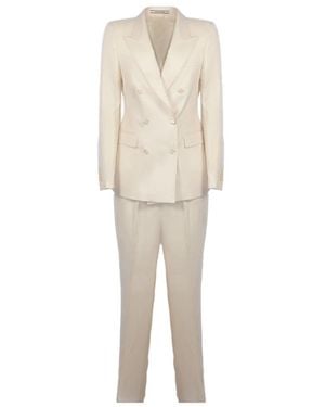 Tagliatore Kostuums ,Linnen Tailored Linnen Pak - Naturel