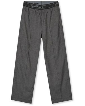 Mads Nørgaard Straight Trousers - Grigio