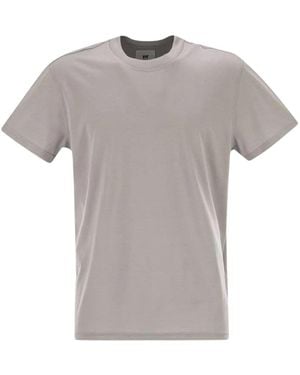 PT Torino Tops ,Grijs ,Katoen Klassiek T-Shirt Met Ronde Hals