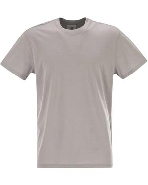 PT Torino Tops ,Grijs ,Katoen Klassiek T-Shirt Met Ronde Hals